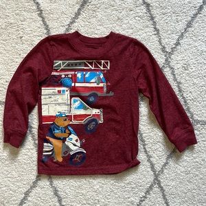 Carters Fire Truck Long Sleeve Shirt